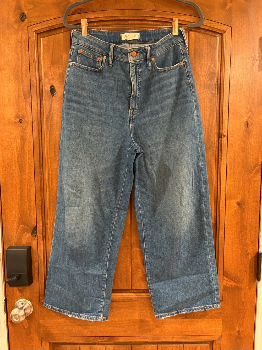 Madewell Women's High-Rise Wide-Leg Jeans - Blue
